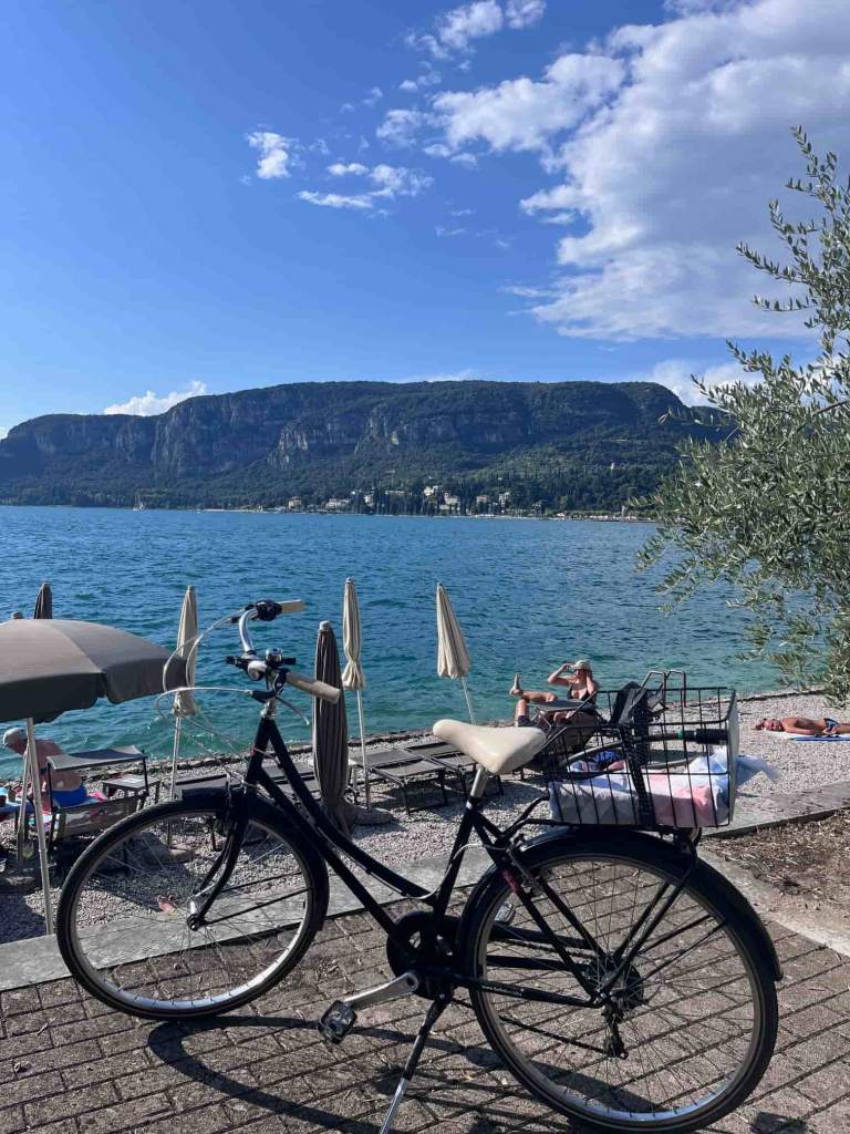 bike near Lake Garda