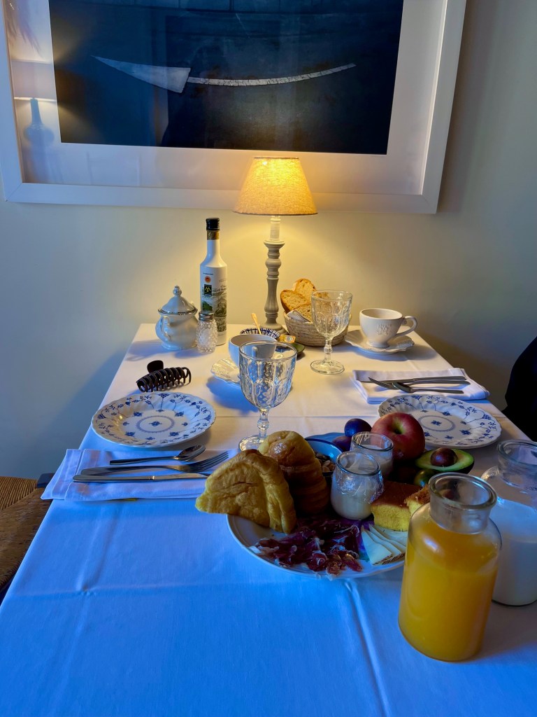 Breakfast at the hotel